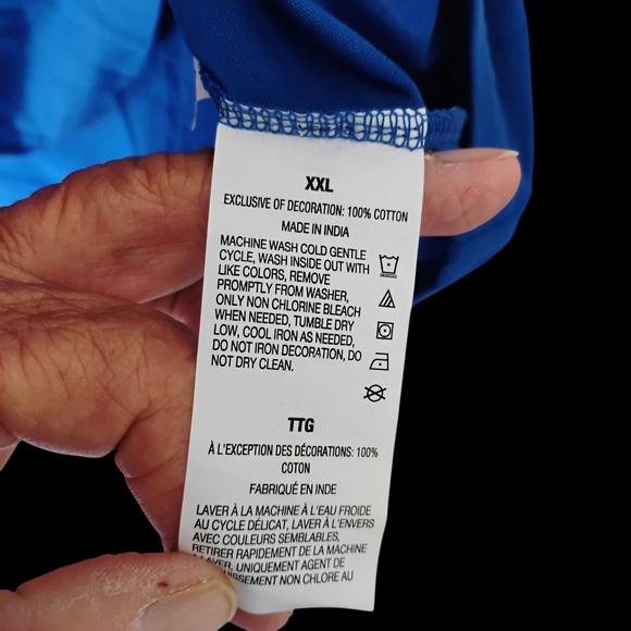 NWT-Nautica Men's Blue Sleepwear T-Shirt - Picture 5 of 6